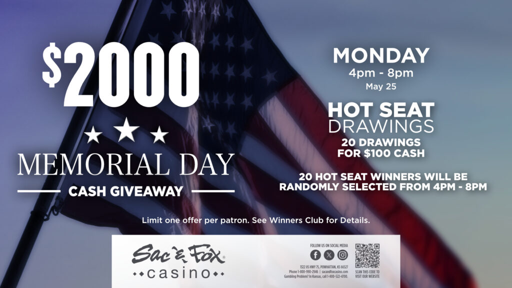 Memorial Day Promotions
