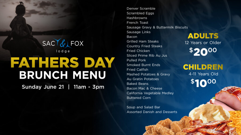 Fathers Day Menu